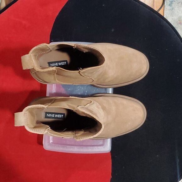Nine West Ream Boots in Tan Suede Size - Picture 7 of 15